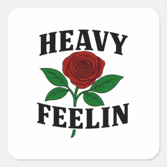 Heavyfeeling in Sticker (Vorderseite)