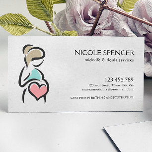 Hebamme Doula Birth Coach Lactation Berater Visitenkarte