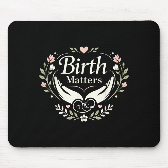 Hebamme für Geburtshilfe und Entbindung Mousepad (Vorne)