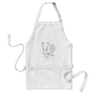 Hebamme Nurse Heart individuelle Name Schürze