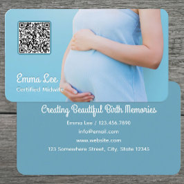 Hebamme Schwangerschaft Consultant QR Visitenkarte