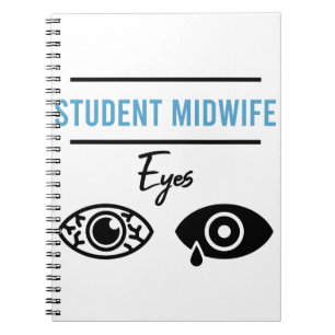 Hebamme Student Costume Midwifery Funny Gift Notizblock