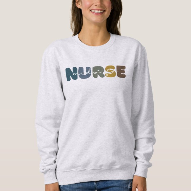 Hebamme Sweatshirt (Vorderseite)