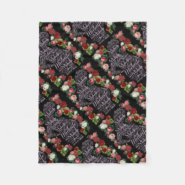 Hebamme-Zuhause-Geschenke, Geburtshilfe, Hebamme Fleecedecke (Vorderseite)