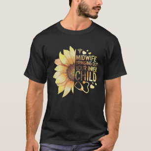 Hebammen-Tag Hebamme bringt inneres Kind Doul hera T-Shirt