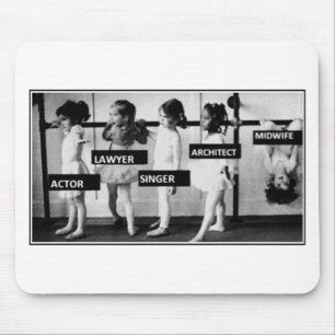 Hebammen unterscheiden sich mousepad