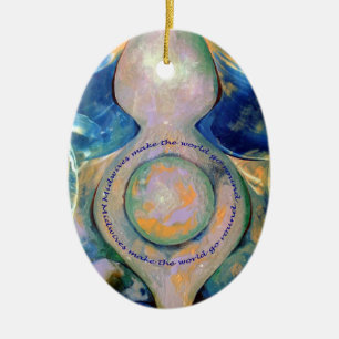 Hebammeverzierung Keramik Ornament