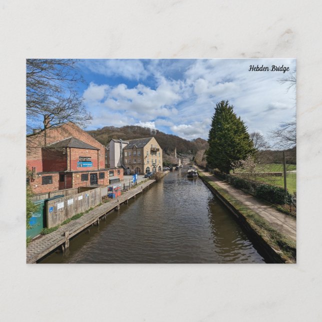 Hebdenbrücke Postkarte (Vorderseite)
