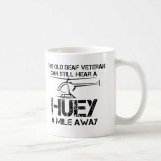 Hebe a Huey a Mile Away Funny Veteran Helicopter G Kaffeetasse