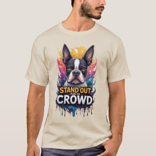 Hebe dich von der Masse ab: Farbenfroher Boston Te T-Shirt