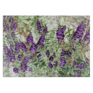Hebe Lavendel Glasschneidebrett Schneidebrett