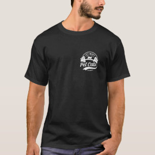 Hebe schwere Haustierkatzen Lustiges Gewichtheben T-Shirt