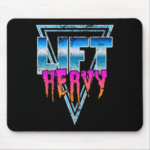 Hebe schweres Old School Retro 80er Golden Era Bod Mousepad