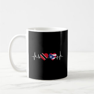 Hebeat Puerto Rico Flag Trinidad und Tobago Kaffeetasse