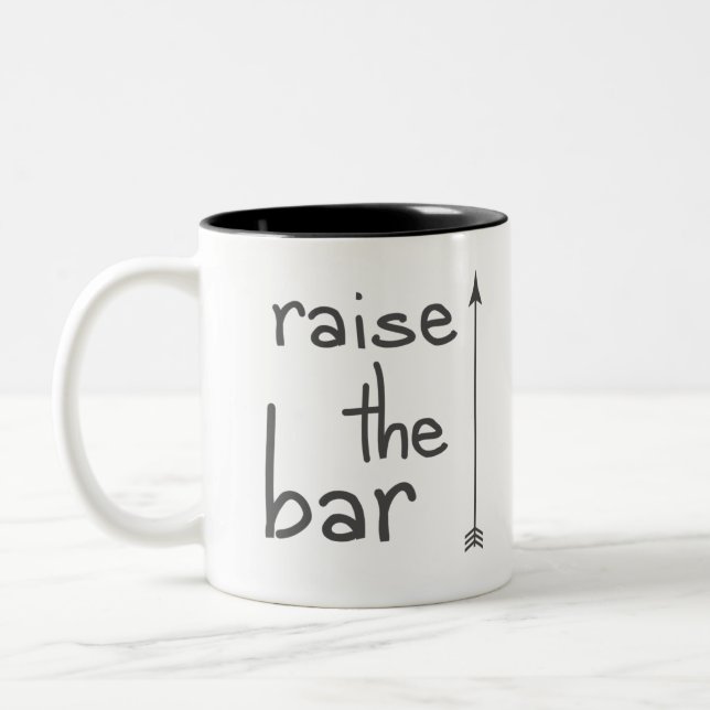 Heben Sie das Bar an Zweifarbige Tasse (Links)