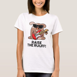 Heben Sie den Ruuf Funny Dog Pub T-Shirt