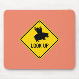 Heben Sie die Augen für Schweine, die möglicherwei Mousepad