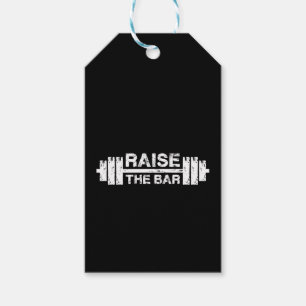 Heben Sie die Bar, Barbell - Gym Workout Inspirati Geschenkanhänger