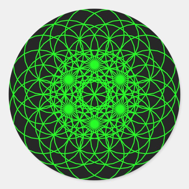 Heben Sie die Chakra-"Liebe" auf Runder Aufkleber (Vorderseite)