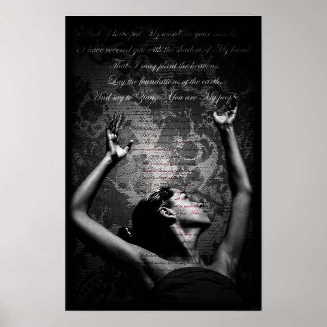 Heben Sie die heiligen Hände auf Poster (Vorne)