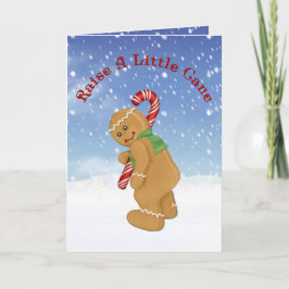 Heben Sie ein wenig Cane Falten Weihnachten