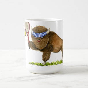 Heben Sie eine Schläger-Büffel-Tasse an Tasse