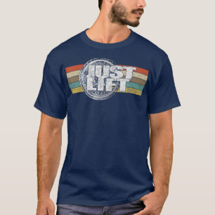 Heben Sie einfach Barbell Gewicht Lifting Fitness  T-Shirt