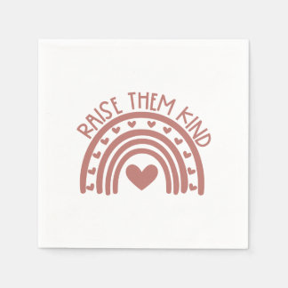 Heben sie freundlich serviette