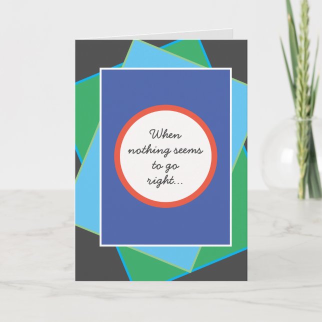 Heben Sie ihre Geister! Ermutigungskarte Karte (Vorderseite)