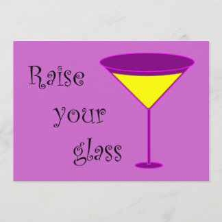 Heben Sie Ihre Glasscheidungs-Party Einladung an