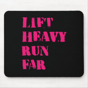 Heben Sie Schweres Laufen Sie Weit Hybrid-Sport-Fi Mousepad