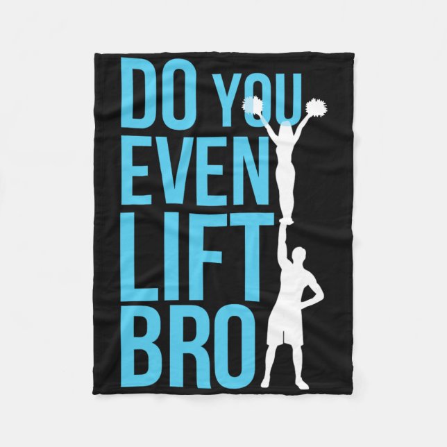Heben Sie überhaupt, Bruder Cheer Cheerleading Che Fleecedecke (Vorderseite)