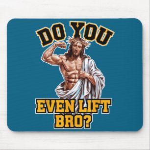 Heben Sie überhaupt, Bruder Unisex Fitnessstudio Mousepad