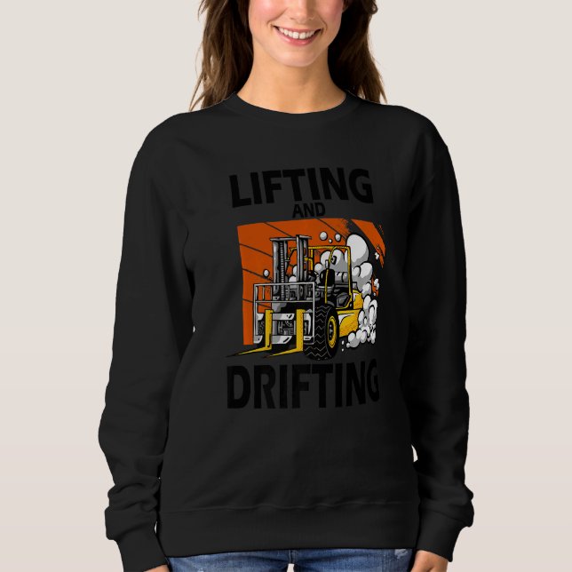 Heben und driften 1 sweatshirt (Vorderseite)