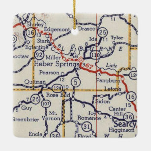 Heber Springs AR Keramikornament