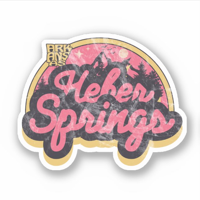 Heber Springs, Arkansas Sticker (Vorderseite)