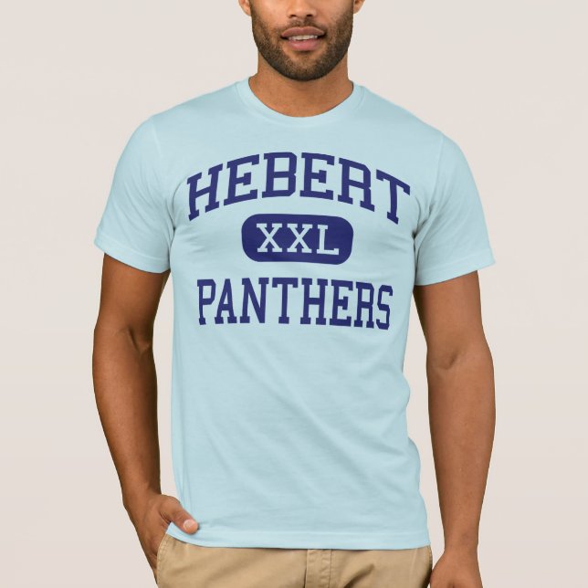Hebert - Panther - Highschool - Beaumont Texas T-Shirt (Vorderseite)