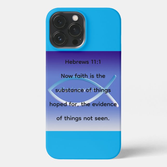 Hebräer 11:1 iPhone hülle (Rückseite)