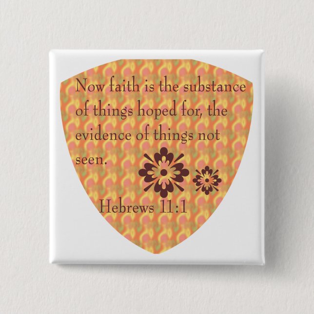 Hebräer-11:1knopf Button (Vorderseite)