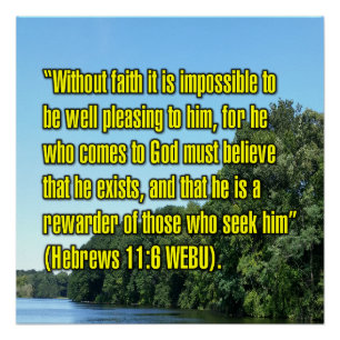 Hebräer 11:6 WEBU Poster