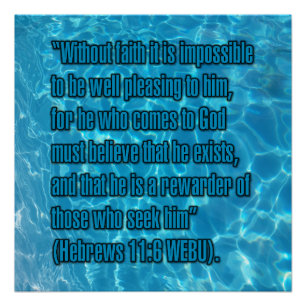 Hebräer 11:6 WEBU Poster