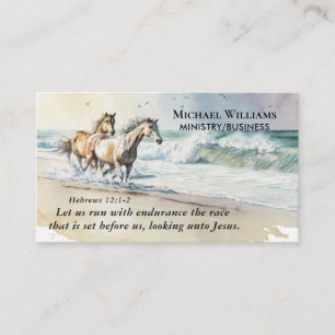 Hebräer 12 1-2 Ließ uns Laufen mit der Ausdauerbib Visitenkarte