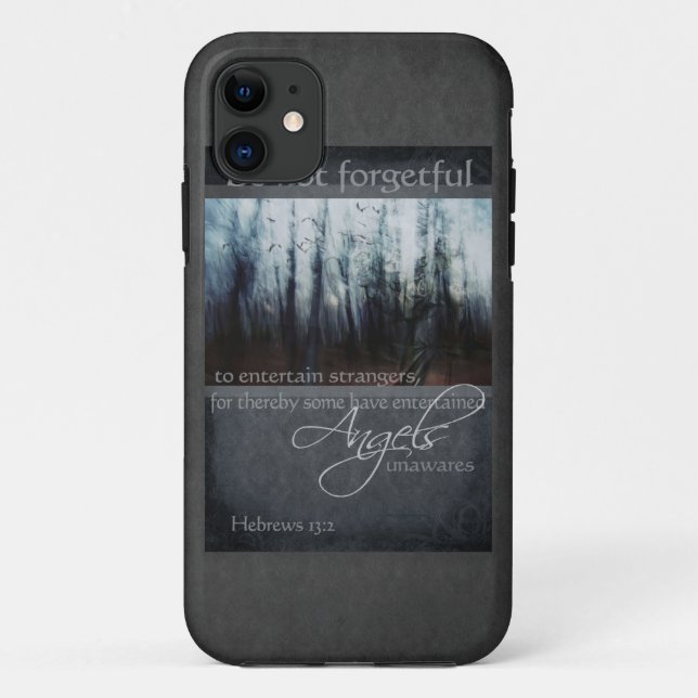 Hebräer-13:2 Engels-Zitat Case-Mate iPhone Hülle (Rückseite)
