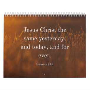 Hebräer 13:8 Lutherbibel Bibelvers Jesus Christus Kalender