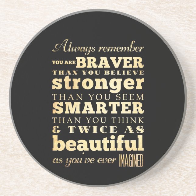 Hebräer-16:9 - Unternehmen und Sicher-Anker des Sandstein Untersetzer (Vorne)