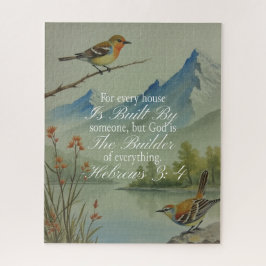 Hebräer 3:4 Gott der Erbauer Bibelstelle | Christl Puzzle