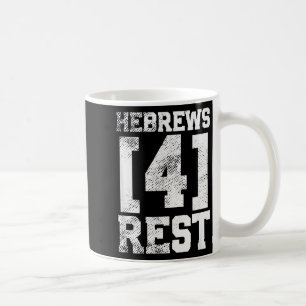 Hebräer 4 Ruhe christliche Inspiration Kaffeetasse
