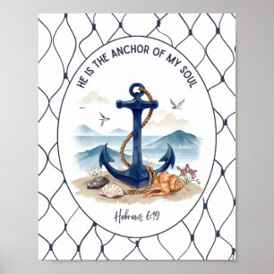Hebräer 6:19 Wandkunst & Dekor Poster