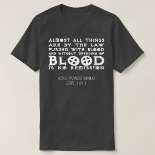 Hebräer-9:22 König James Bible Shirt