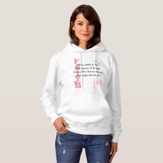 Hebräisch 11:1 hoodie (Vorne ganz)